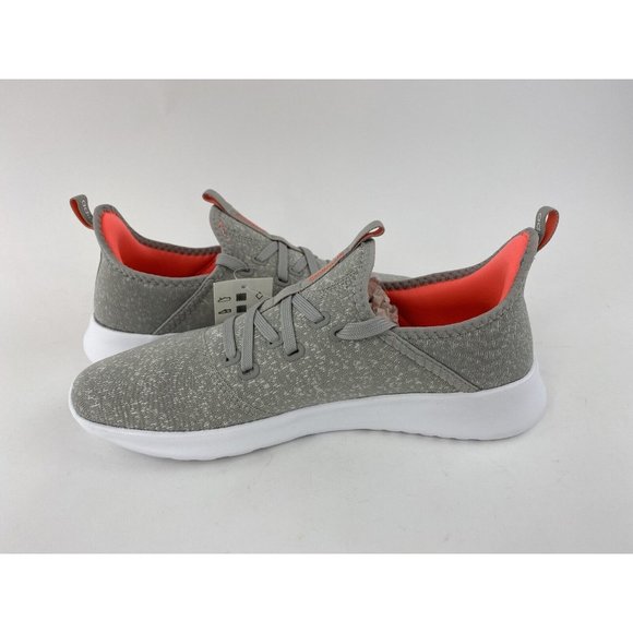 Adidas Cloudfoam Pure Metal Gray Women's Size 9.5 Sneakers Shoes Orange - Picture 12 of 12